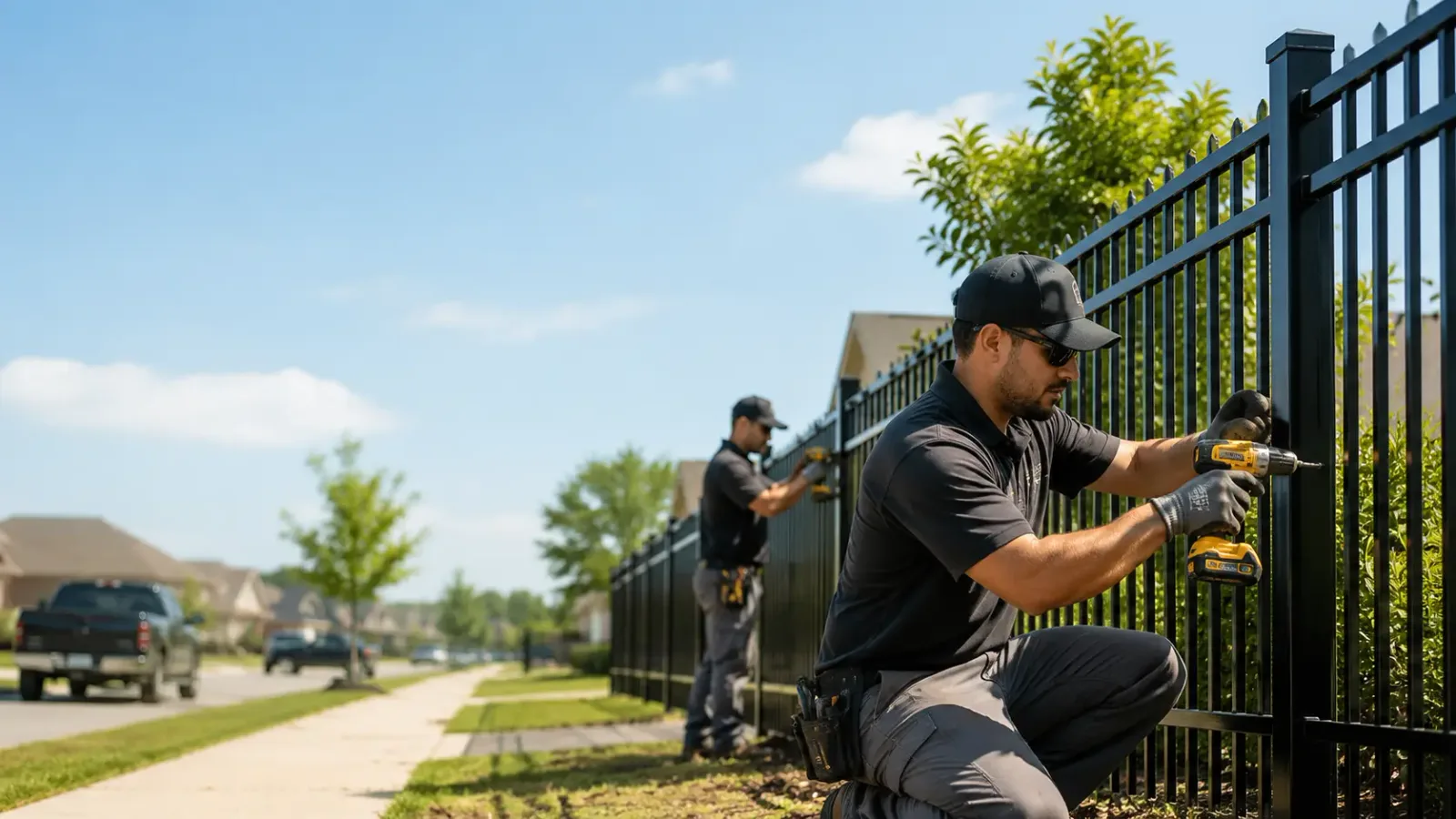 Metal Fence Installation in Richland, MI
